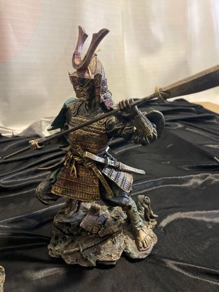 Lote 3 Guerreros Samurai Figuras Decorativas