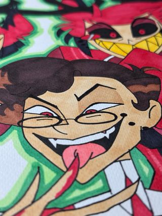 Disegno Alastor Hazbin Hotel