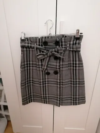 Falda escocesa cuadros talla S