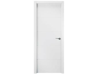 Puerta interior lacada blanca moderna