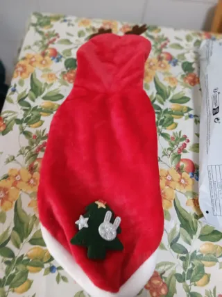 Vestitino natalizio per cagnolina