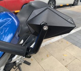 Espejos Retrovisores Moto Negro