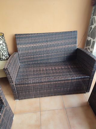 Set di mobili da esterno in rattan