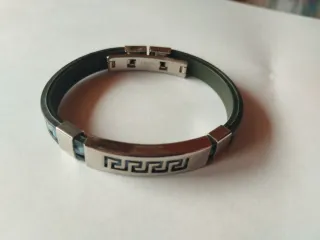 Pulsera de hombre con diseño griego
