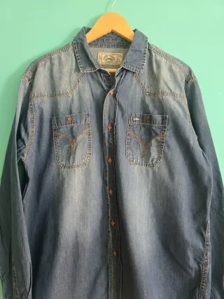 CAMISA VAQUERA DE HOMBRE TALLA L. MARCA LOIS