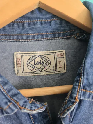 CAMISA VAQUERA DE HOMBRE TALLA L. MARCA LOIS