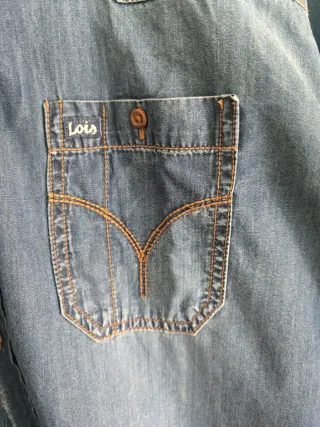 CAMISA VAQUERA DE HOMBRE TALLA L. MARCA LOIS