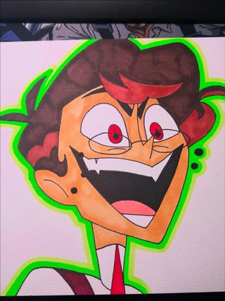 Disegno Alastor Hazbin Hotel