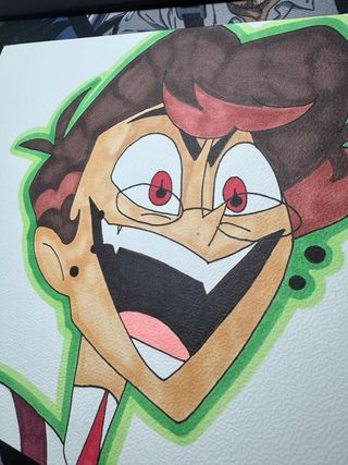 Disegno Alastor Hazbin Hotel