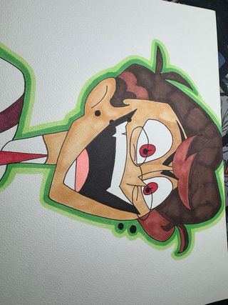 Disegno Alastor Hazbin Hotel