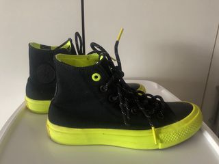 Converse All Star Botas Negras y Amarillas T36.5