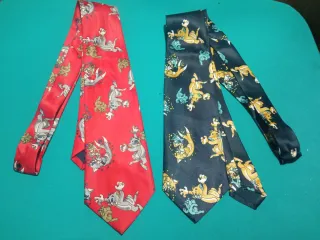 2 Corbatas Vintage Tom y Jerry