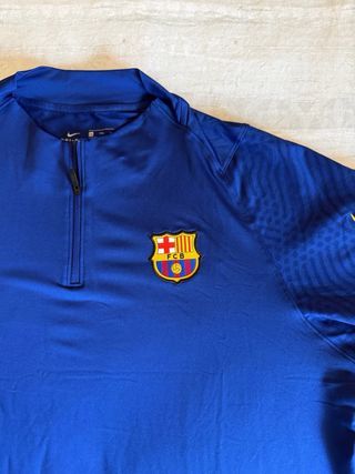 Sudadera FC Barcelona Nike Media Cremallera