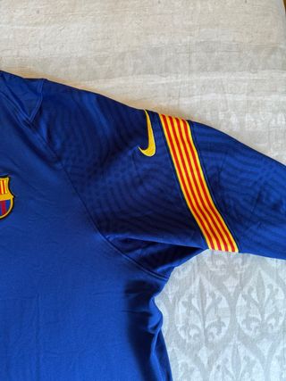 Sudadera FC Barcelona Nike Media Cremallera