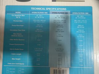 FILTRO ACUARIO HYDRA FILTRON 1500 + UV