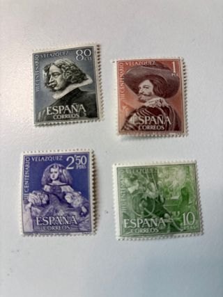 Serie Sellos Velázquez 1961