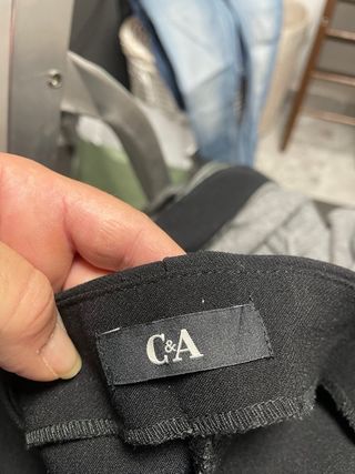 Zara Pantalones y Falda Pantalón Verde