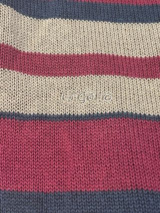 Jersey Ungaro rayas beige y rojo