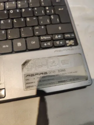 Portátil Acer Aspire D 260
