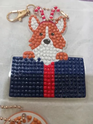 Portachiavi Diamond Painting Set 4 Pezzi