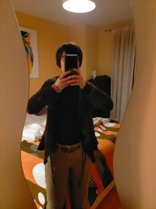 Pantalón KY estampado dorado