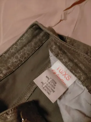 Pantalón KY estampado dorado