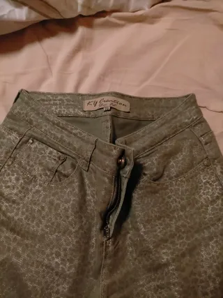 Pantalón KY estampado dorado