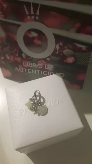 Charm Pandora Mariposa y Círculo