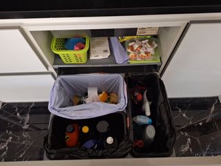 Muebles de cocina moderna zona aguas