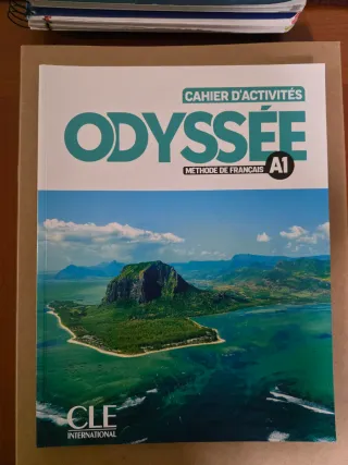 Libros frances Odyssée A1 y Odyssée A1 cahier