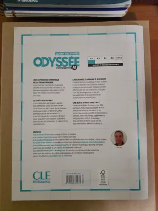 Libros frances Odyssée A1 y Odyssée A1 cahier