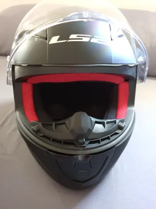Casco Moto Integral LS2 Negro Mate