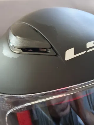 Casco Moto Integral LS2 Negro Mate