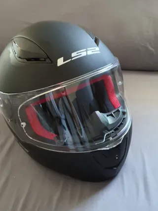 Casco Moto Integral LS2 Negro Mate