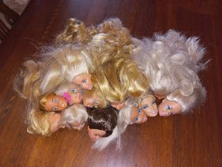 Barbie Pezzi di Ricambio Teste Dagli anni '70 ai..