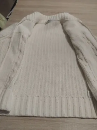 Giacchino invernale beige/bianco , con velluto