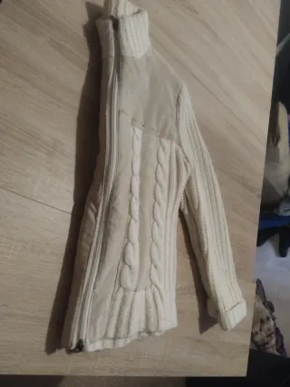 Giacchino invernale beige/bianco , con velluto