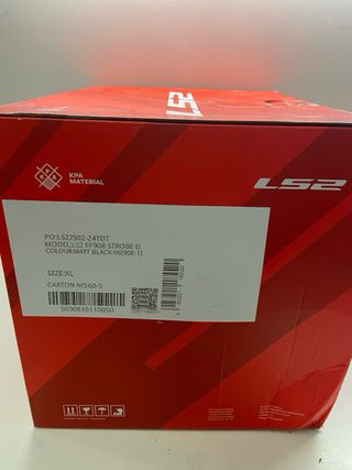 Casco Moto Modular LS2 Strobe II Negro XL