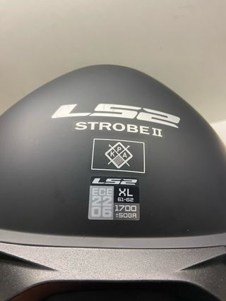 Casco Moto Modular LS2 Strobe II Negro XL
