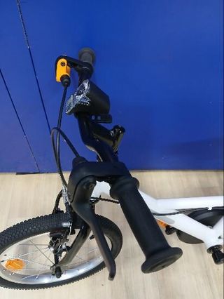 Bicicleta Discover 100 Niños 4-6 Años Blanco 16 Pulgadas