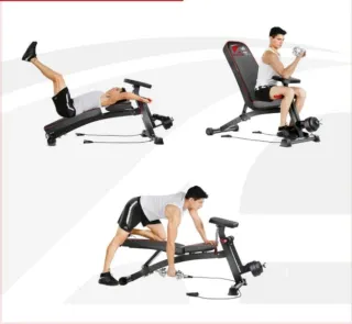 Banco de pesas multifuncional