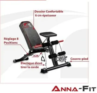 Banco de pesas multifuncional