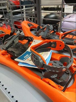 Raquetas de nieve tamiz grande TSL 438 Up&Down Grip naranja