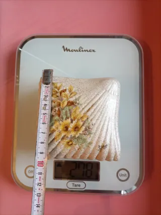 Cofanetto portagioie ceramica effetto madreperla