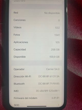 iPhone X 256GB Space Gray