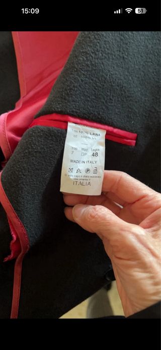 Cappotto uomo doppiopetto nero