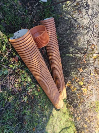 Tubo obra / canalizaciones naranja