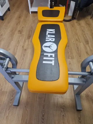 Banco de pesas y musculación Klarfit