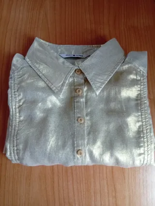 Camisa dorada Punto Roma