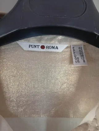 Camisa dorada Punto Roma